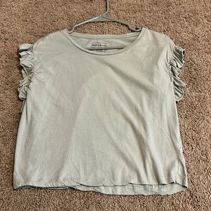 For the Republic flutter sleeve top